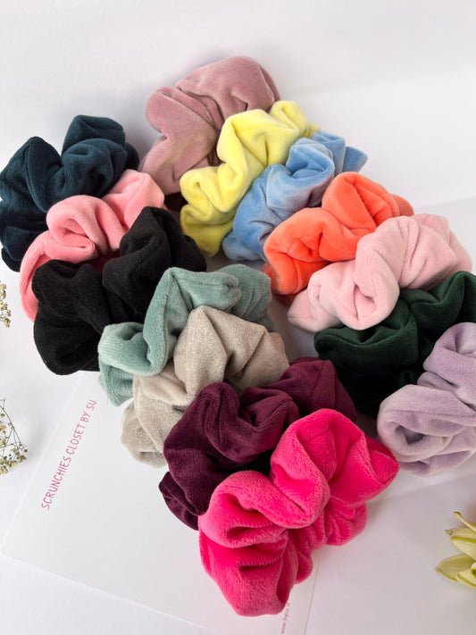 Luxe Velvet Scrunchies Set
