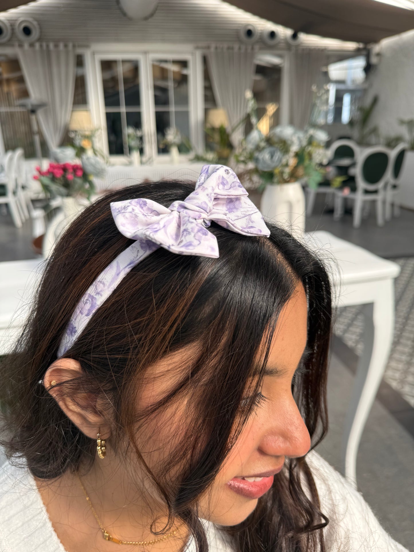 Lavender Mist Bow Hairband