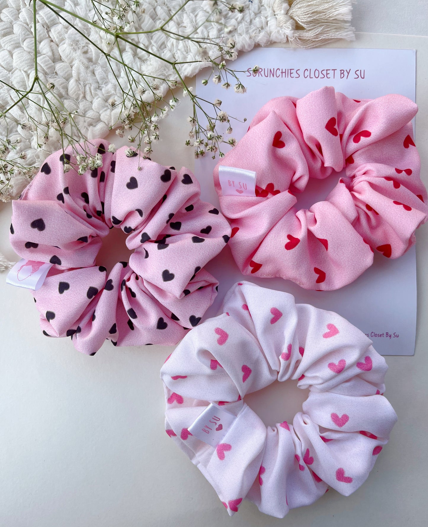 Sweetheart Scrunchies Combo