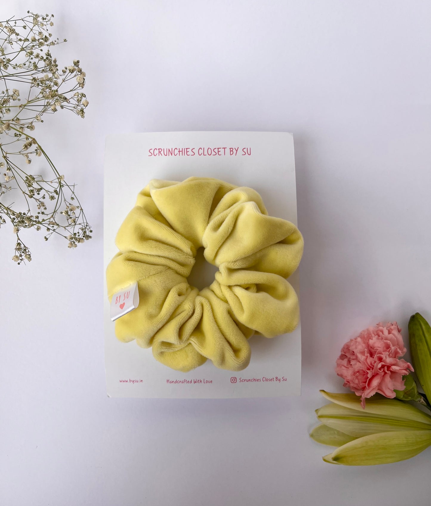 Mango Velvet Scrunchie