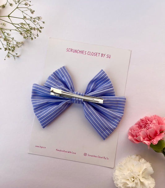 Classic Blue Mini Tailbow