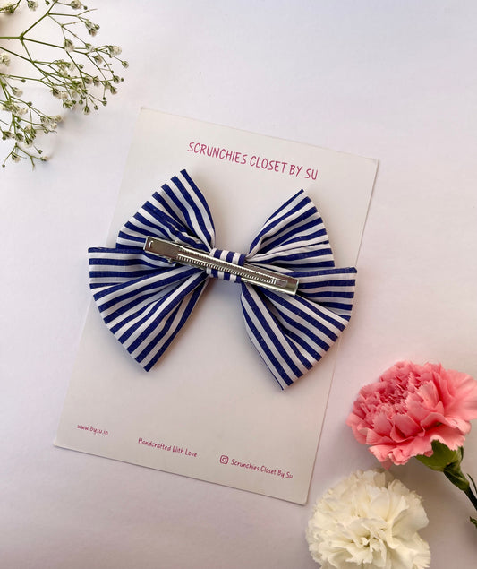 Navy Blue Mini Tailbow