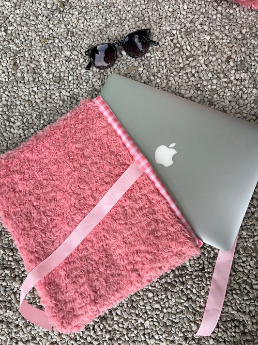 Teddy Pink Laptop Sleeve