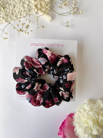 Floral Scrunchie Pack of 3 - Vintage