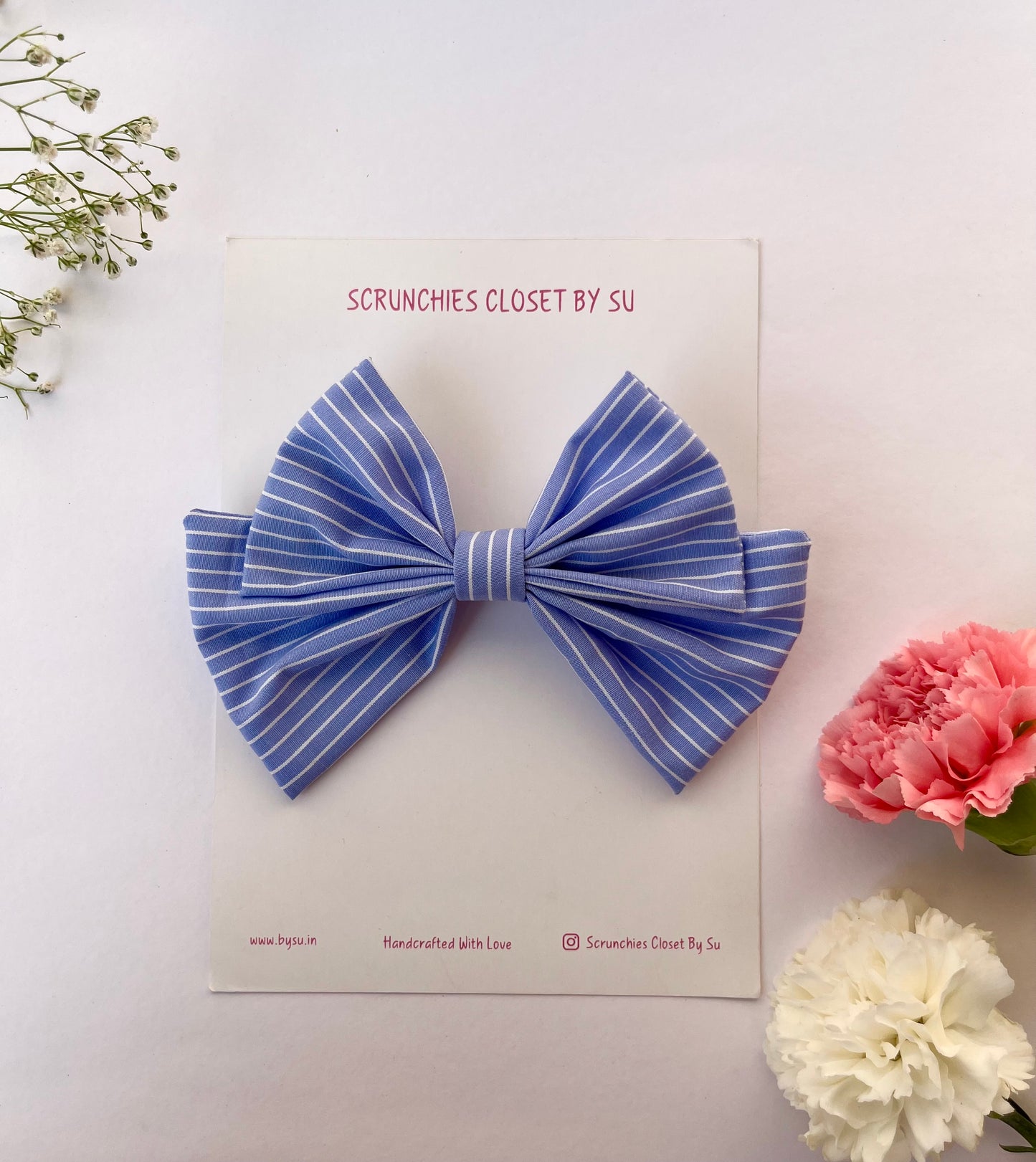 Classic Blue Mini Tailbow