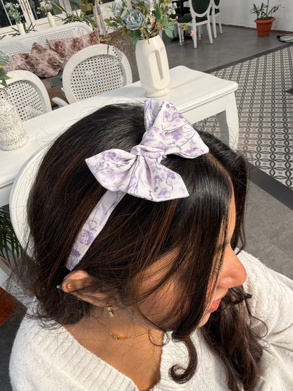 Lavender Mist Bow Hairband