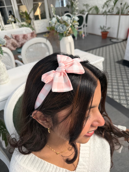 Blush Cottage Bow Hairband