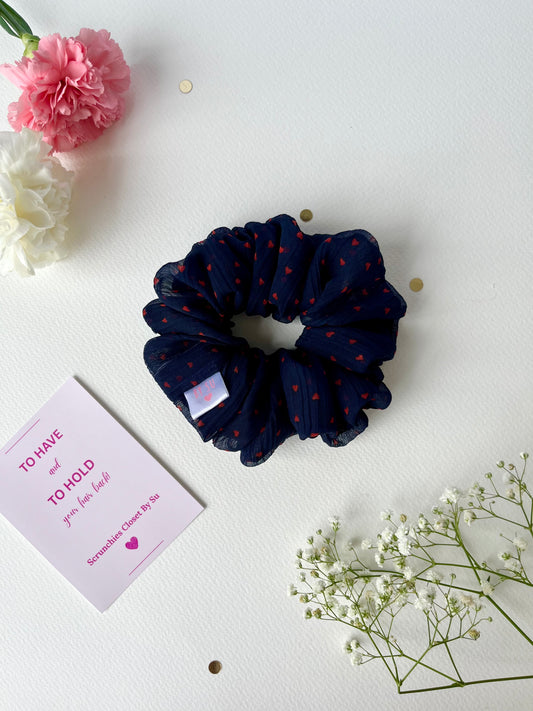 Heartful Georgette Scrunchie
