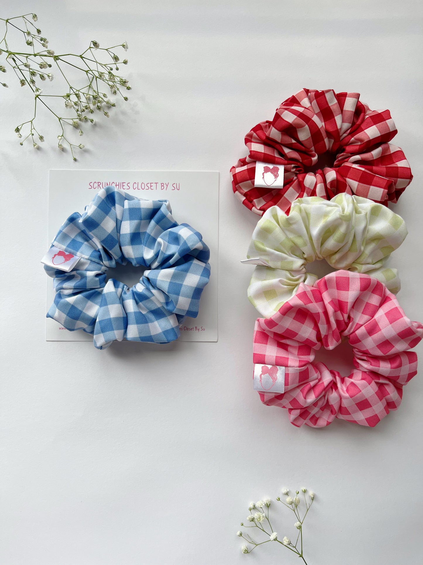 So Chic Gingham Combo Pack of 4