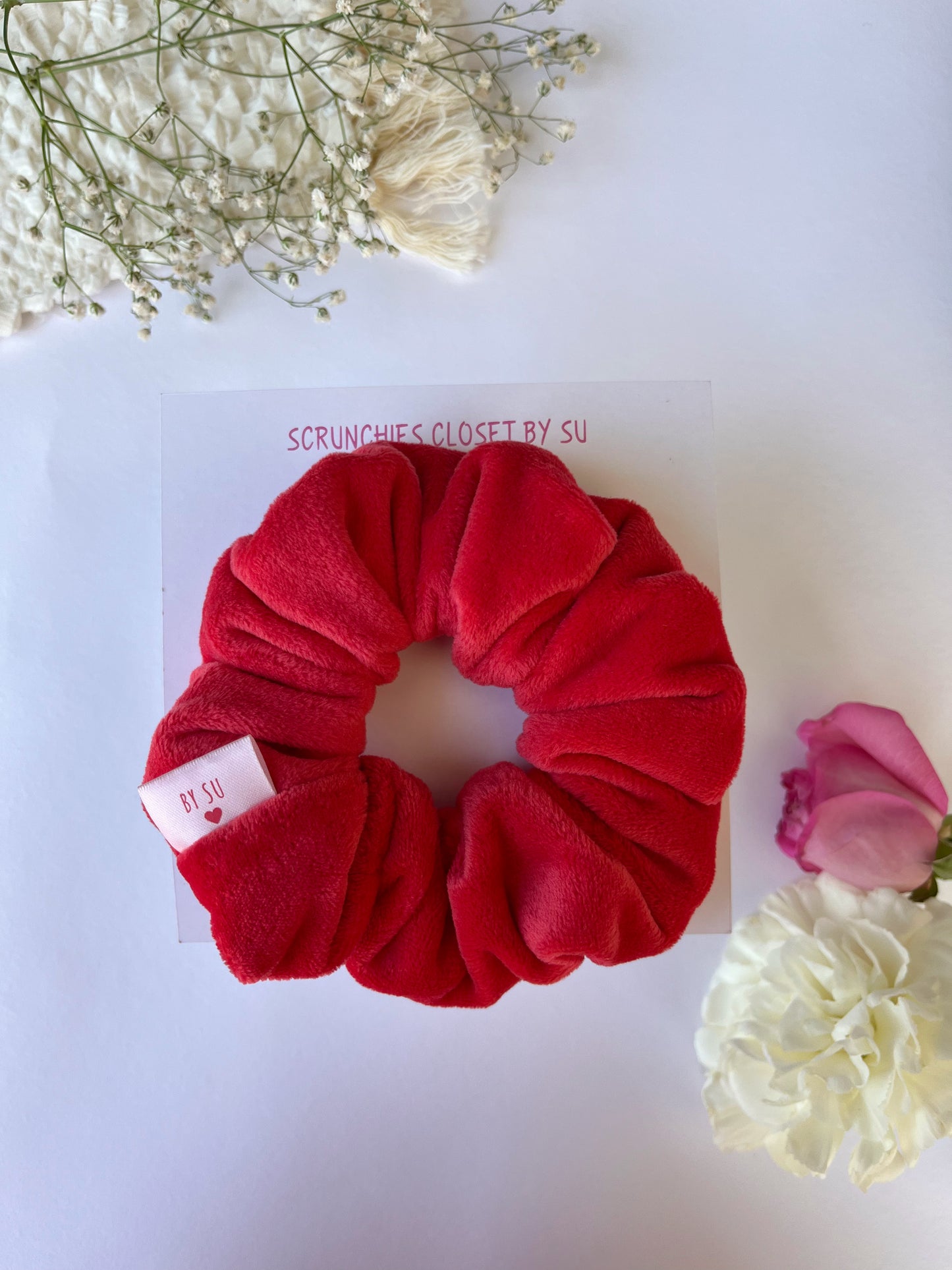 Red Velvet Scrunchie