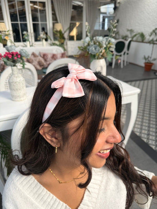 Blush Cottage Bow Hairband