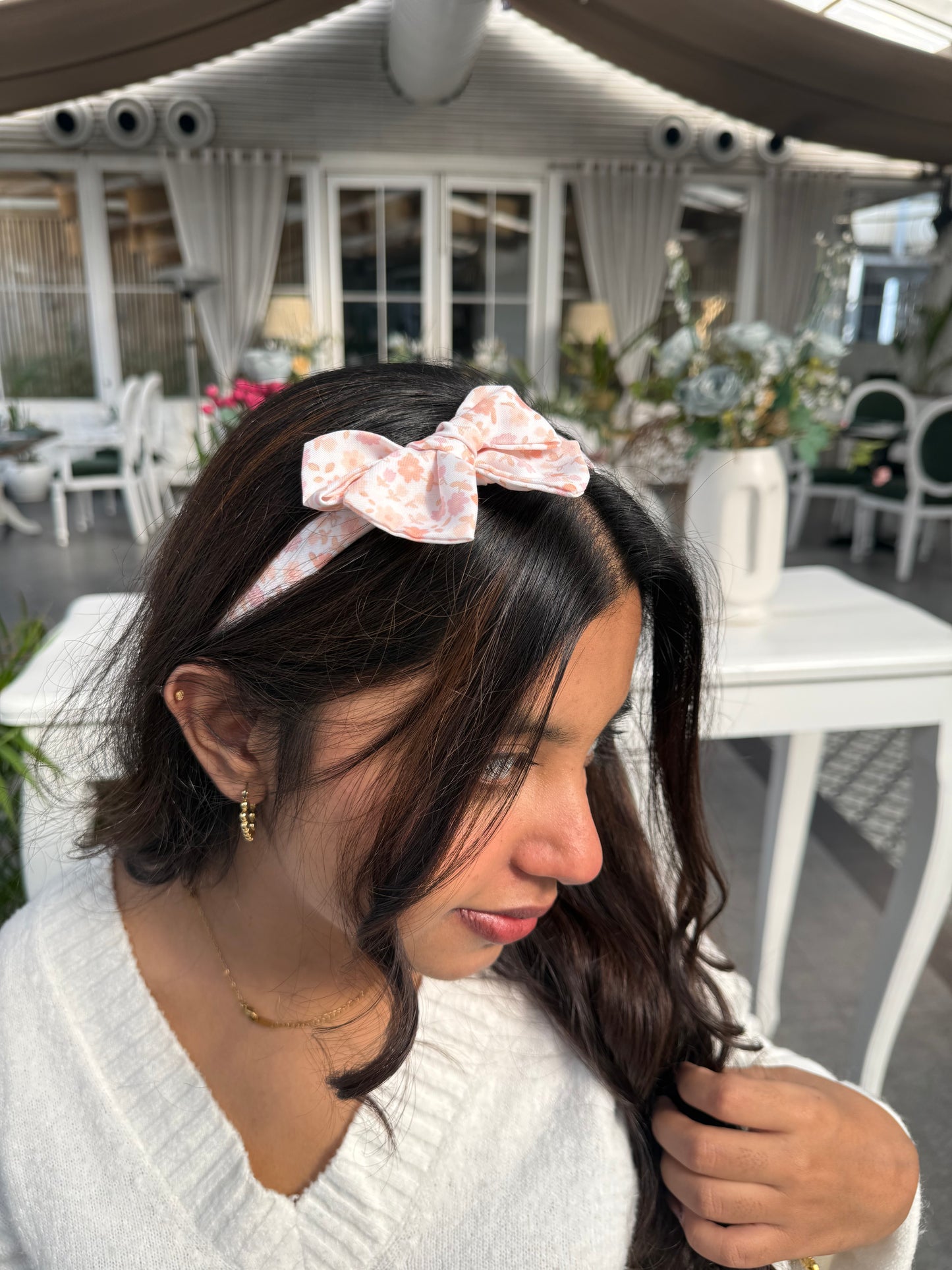 Sweet Peach Bow Hairband