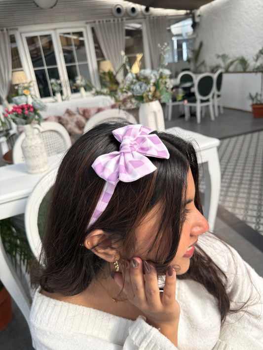 Lavender Sorbet Bow Hairband