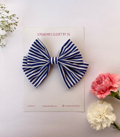 Navy Blue Mini Tailbow