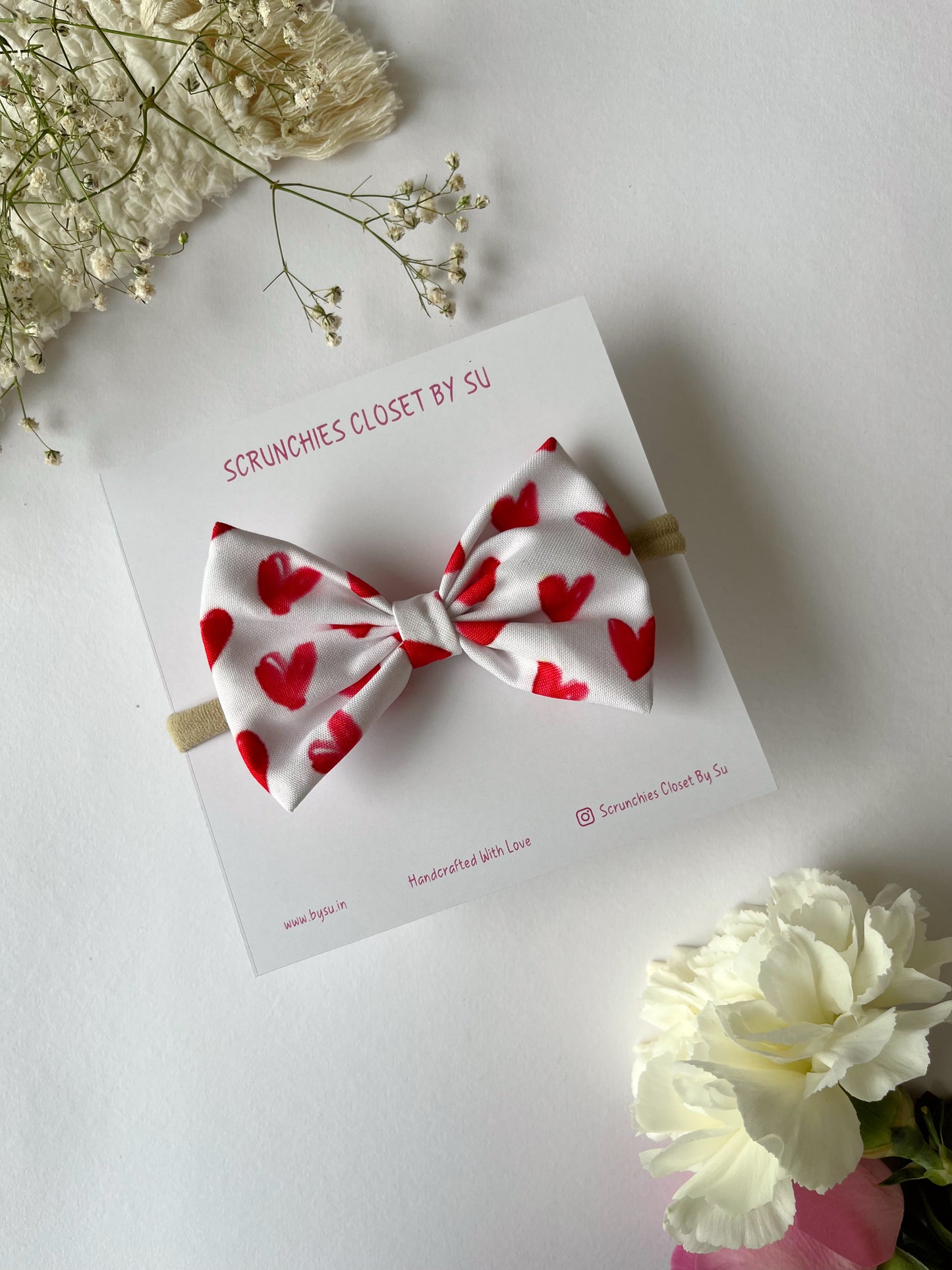 Sweetheart Nylon Bow Headband