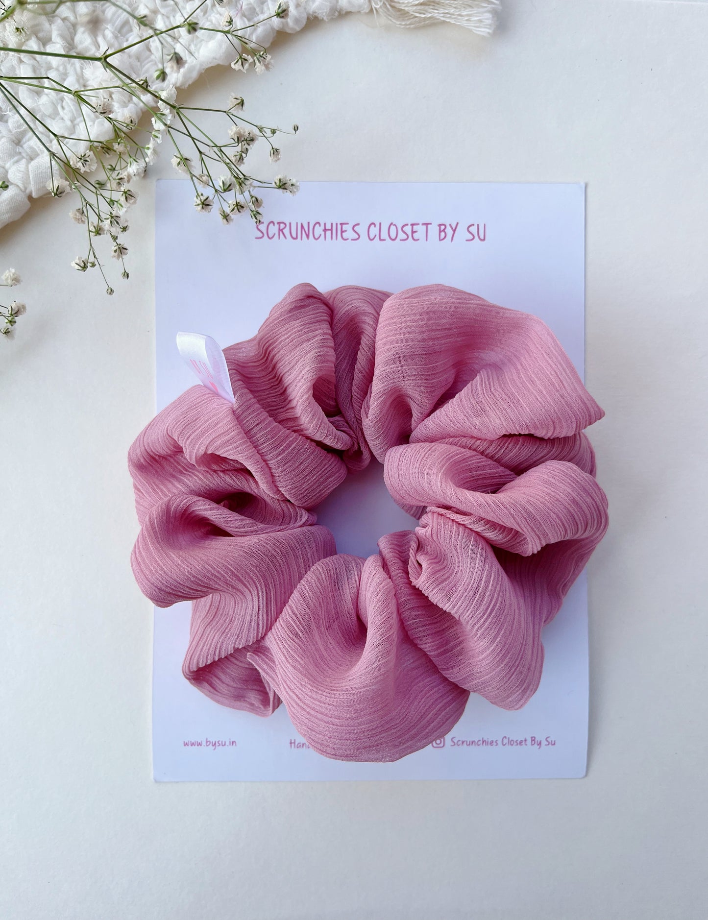 Blush Scrunchie