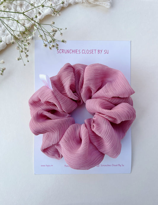 Blush Scrunchie