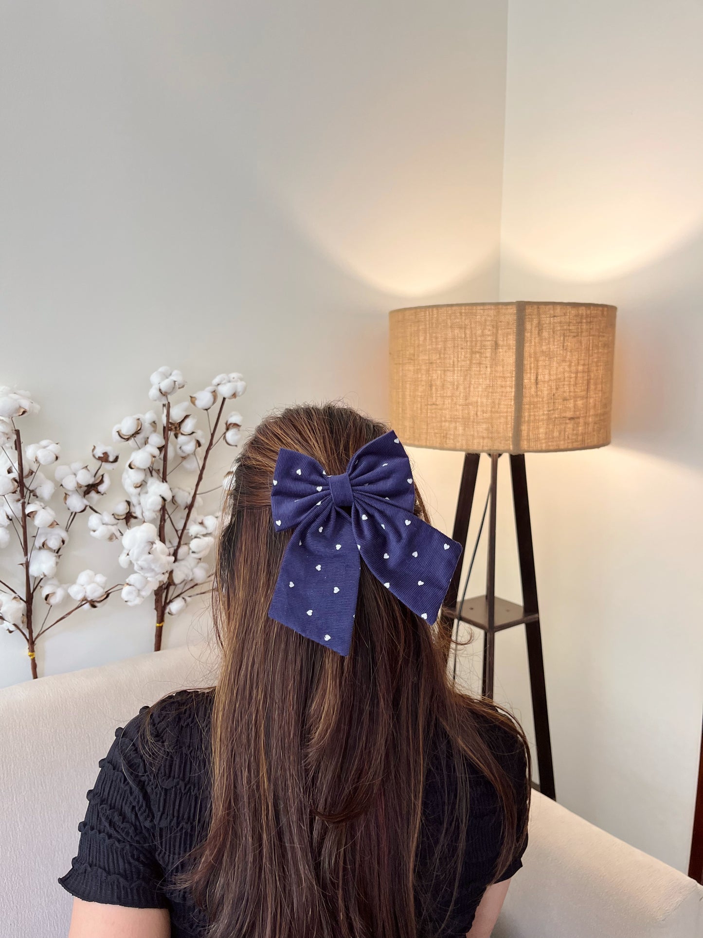 Blue Heart Tailbow