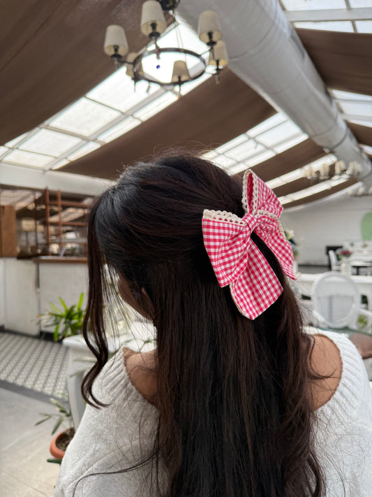 Barbie Pink Vintage Lace Tailbow