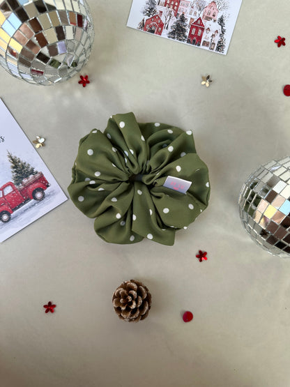 Green Darling Scrunchie