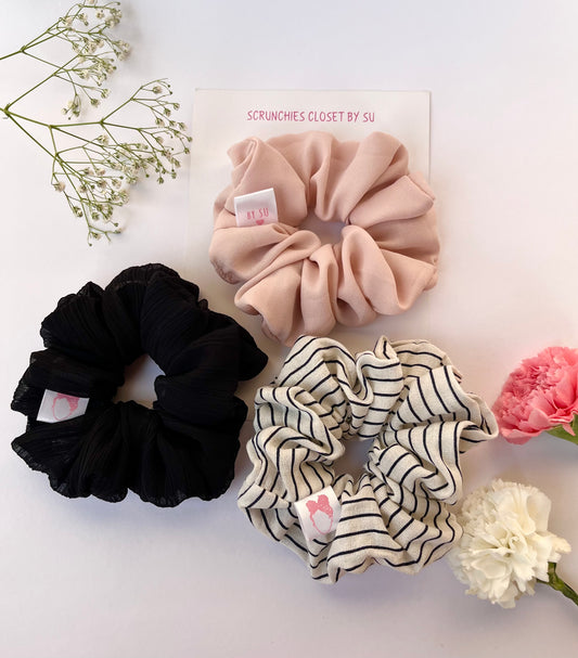 Neutral Scrunchies Combo