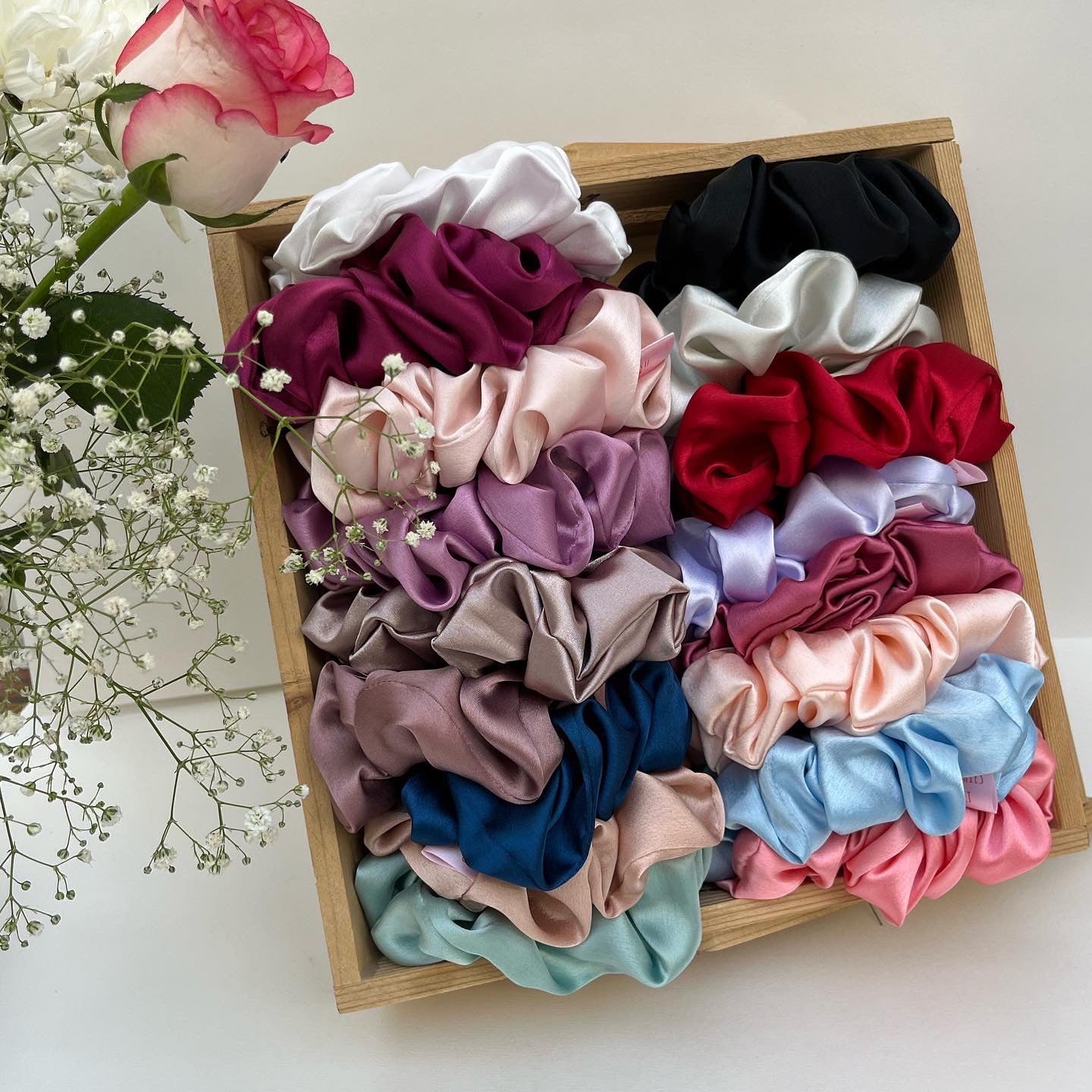 Satin Scrunchies - Get 'em all