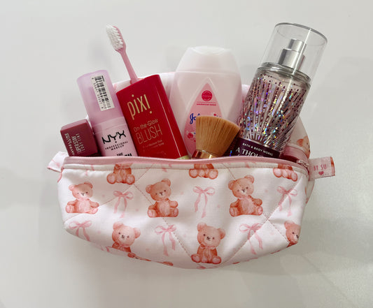 Bow Teddy Pouch