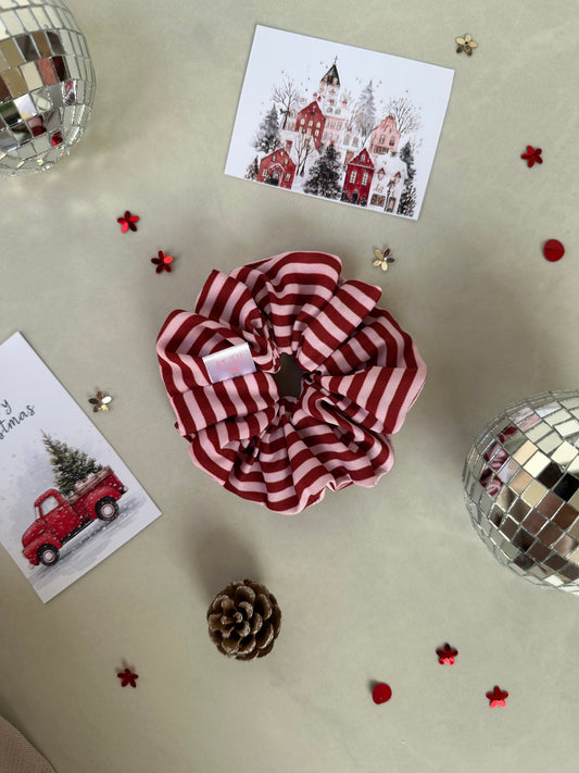 Candy Cane Scrunchie
