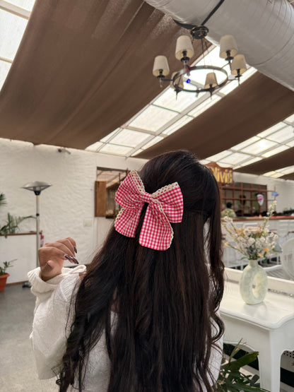 Barbie Pink Vintage Lace Tailbow
