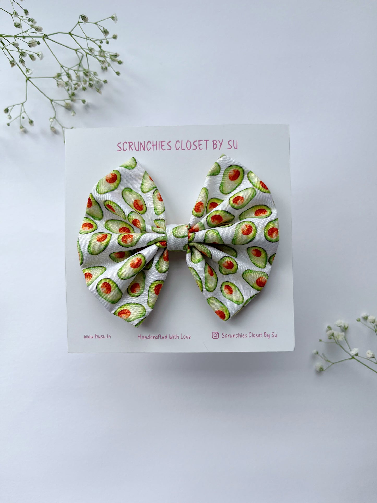 Avocado Classic Bow