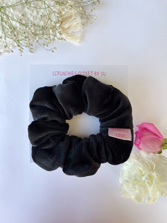 Black Velvet Scrunchie