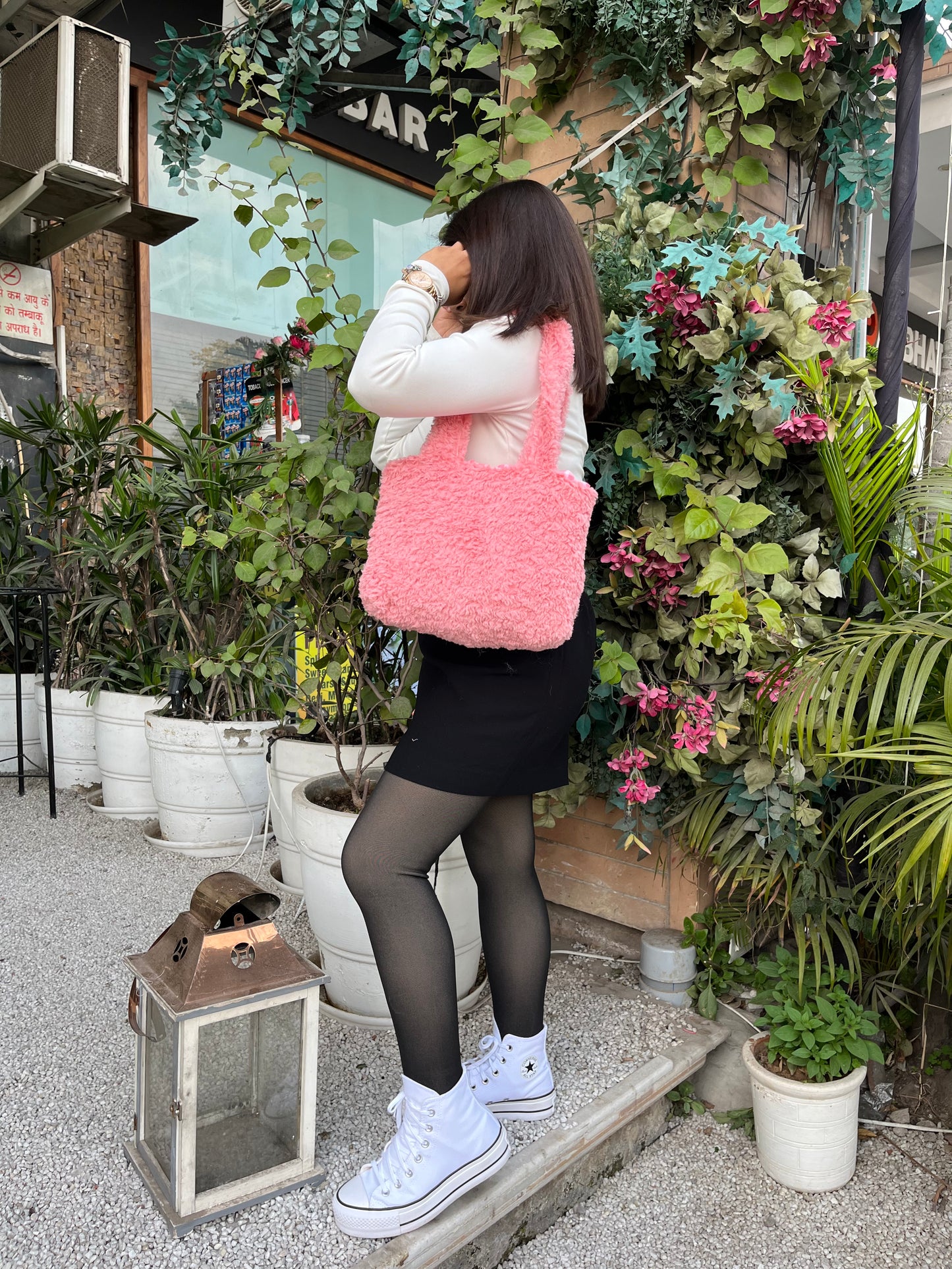 Teddy Pink Tote Bag