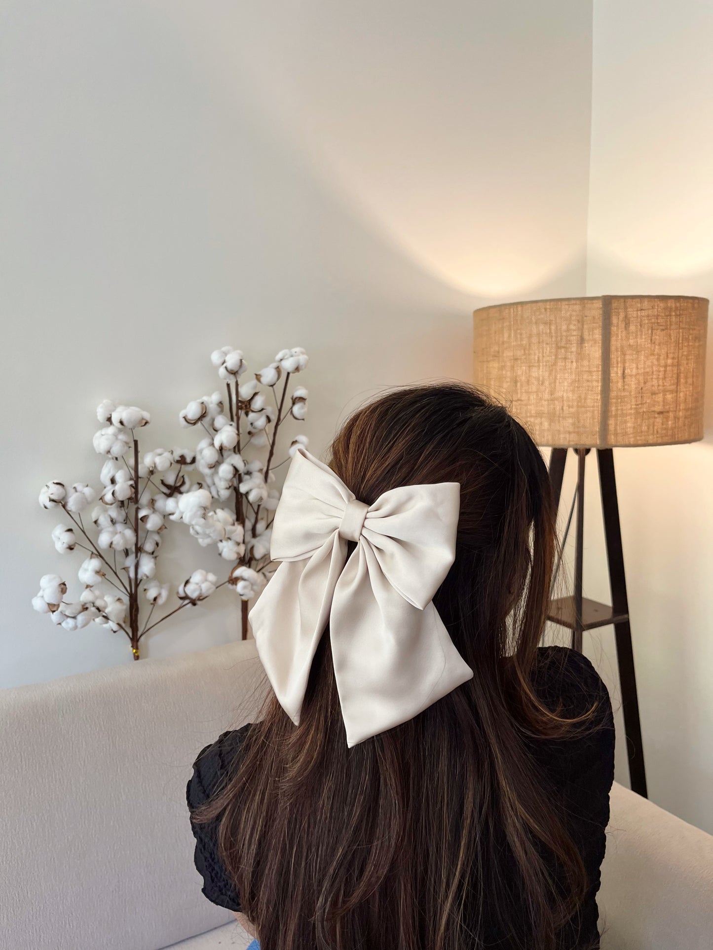 Golden Satin Tailbow