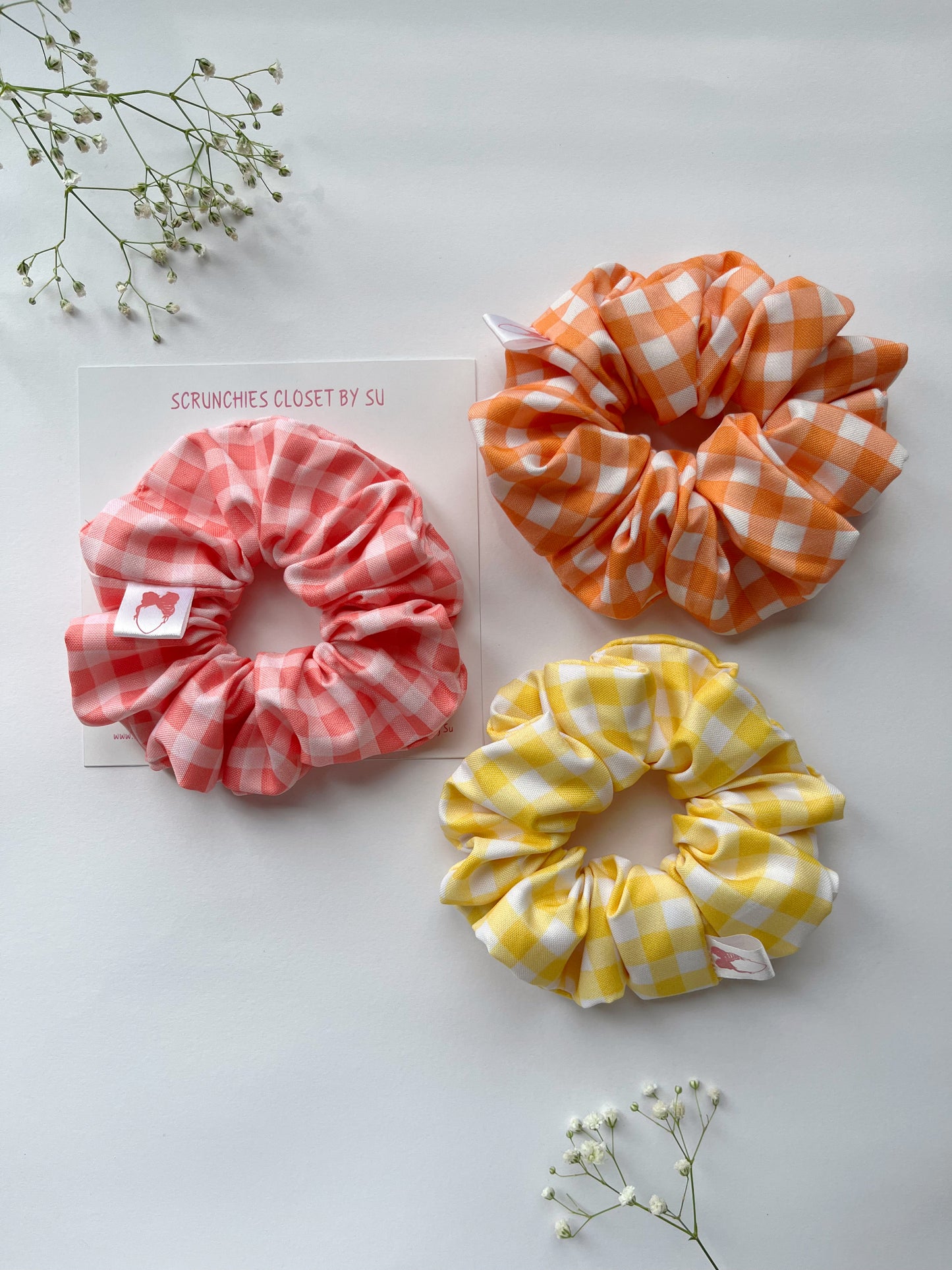 Summer Pop Gingham Combo Pack of 3