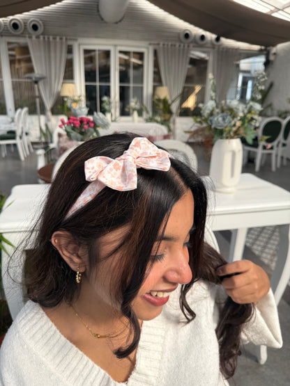 Sweet Peach Bow Hairband