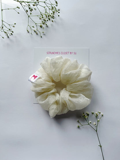 Tissue Organza Scrunchie