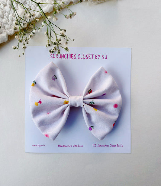 Flowery Classic Bow