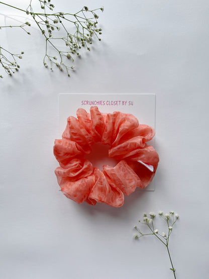 Tissue Organza Scrunchie