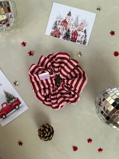 Candy Cane Scrunchie