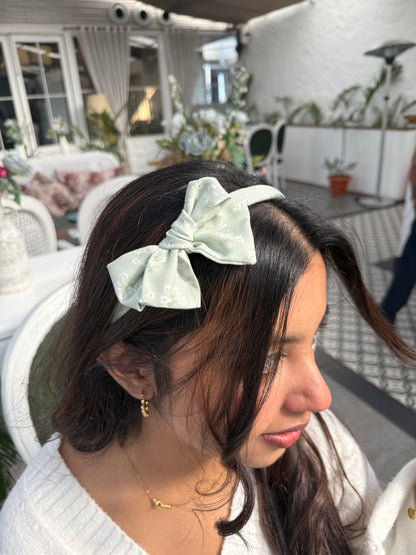 Sage Mist Bow Hairband