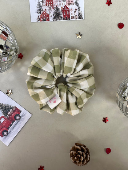 Sage Picnic Scrunchie