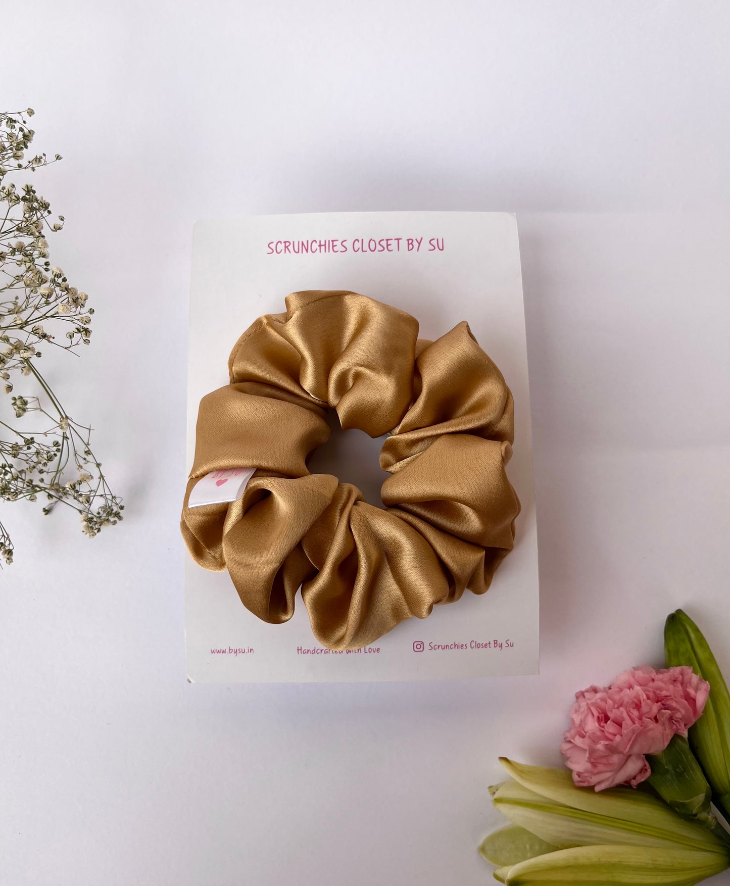 Olivia Satin Scrunchie
