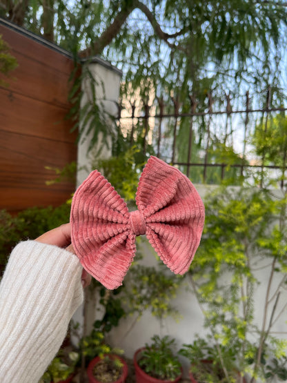 Rosewood Corduroy Hairbow