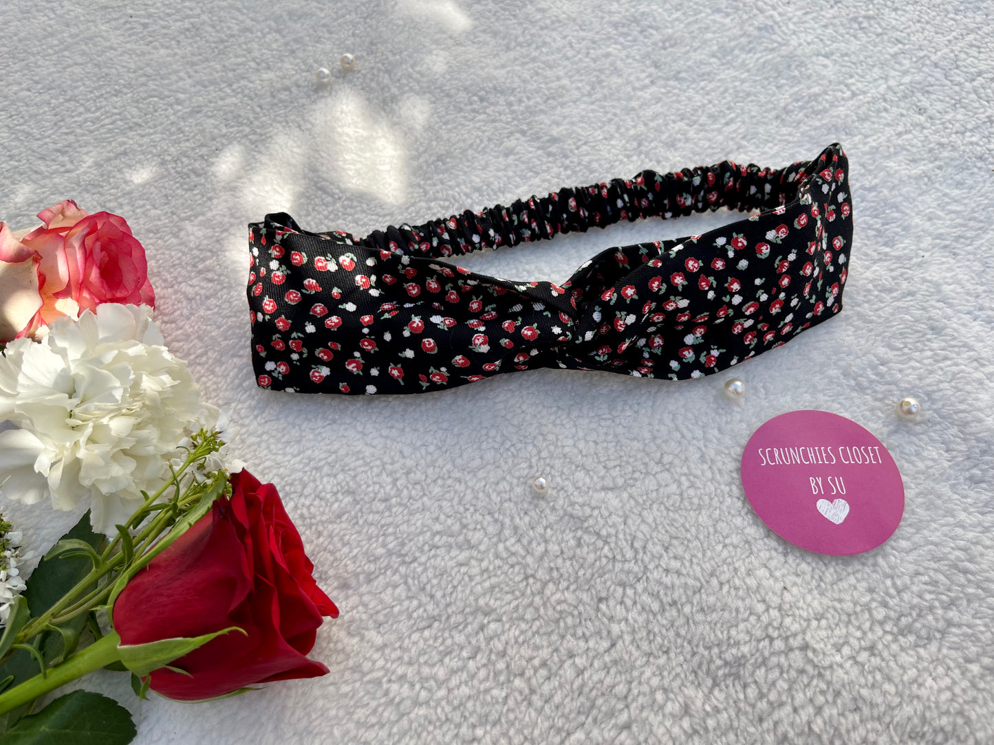 Eve’s Garden Floral Turban Headband