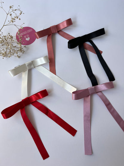 Ribbon Bow Clips