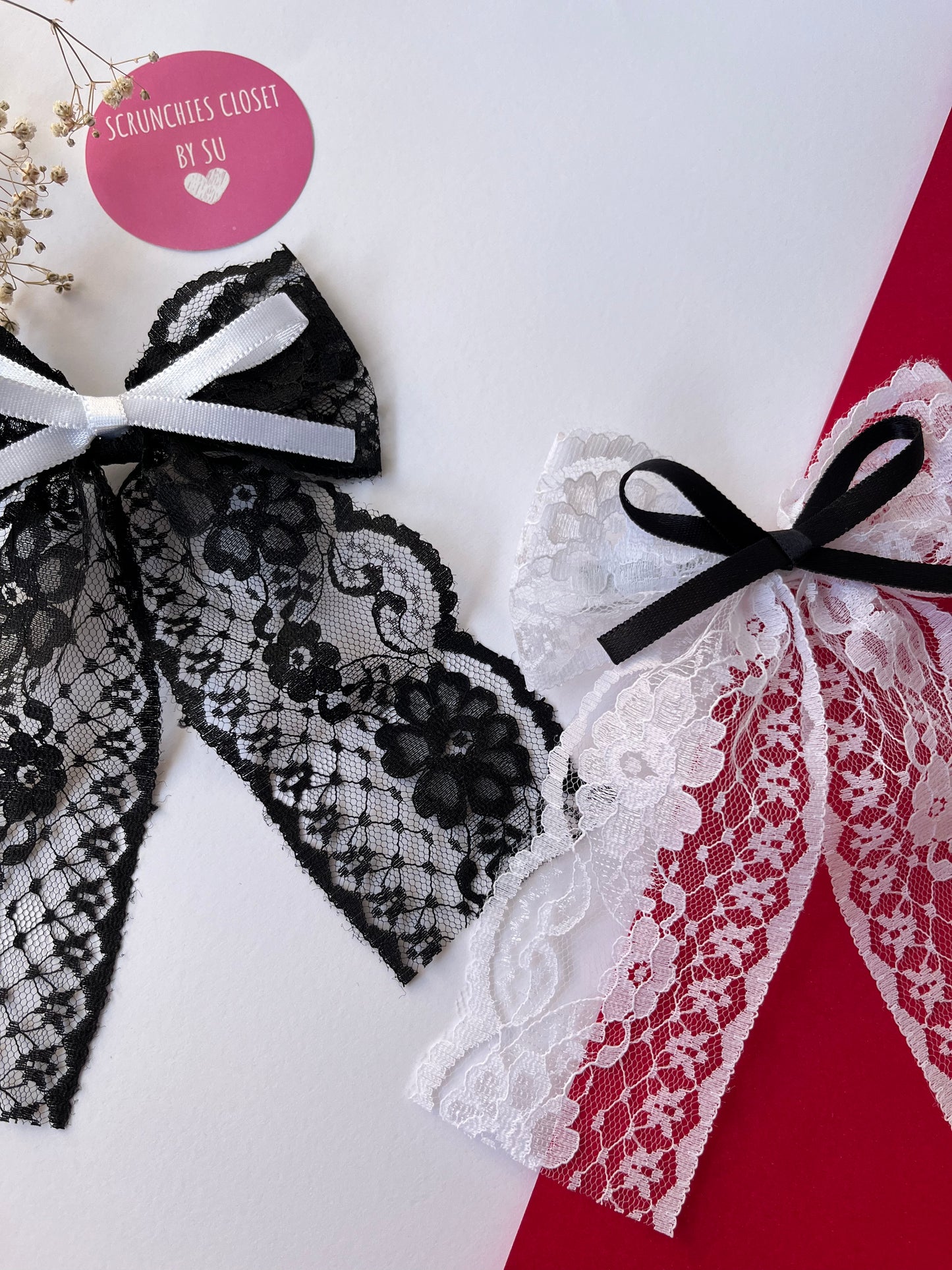 Dainty Lace Bows